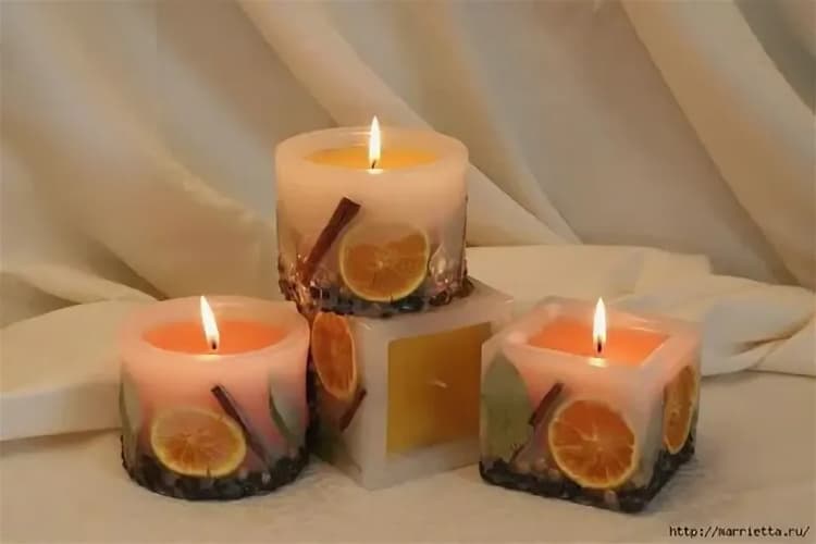 Лавандовая свеча